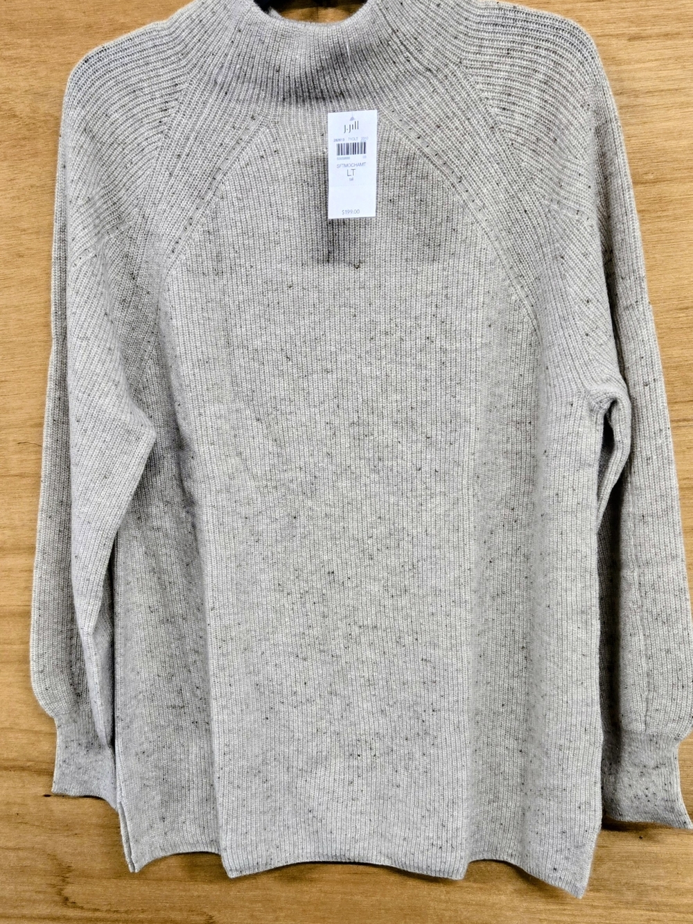 J. Jill 100% Cashmere Sweater Cashmere Beige Large